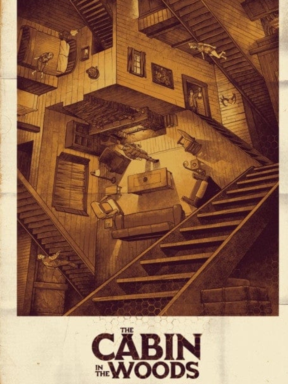 Mondo Poster - The Cabin In The Woods - 82 Of 350 - Phantom City Creative 2012